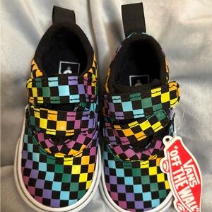 Vans Toddler Colorful Checkered Sneakers